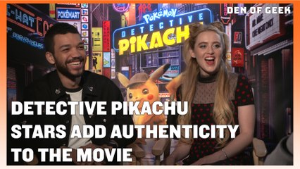 Detective Pikachu (2019) - Justice Smith and Kathryn Newton Interview