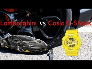 Casio G Shock Test - Lamborghini ile Üzerinden Geçtik