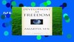 Full E-book  Development as Freedom  For Kindle