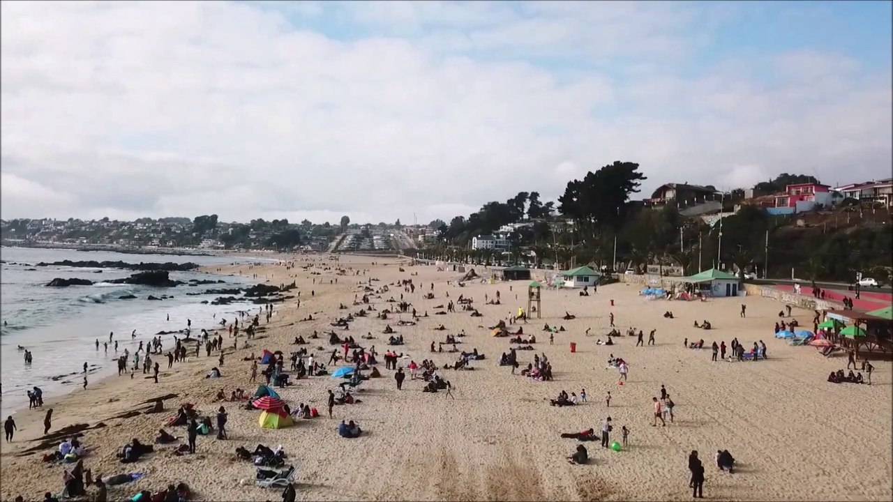 El Quisco beach in Chile