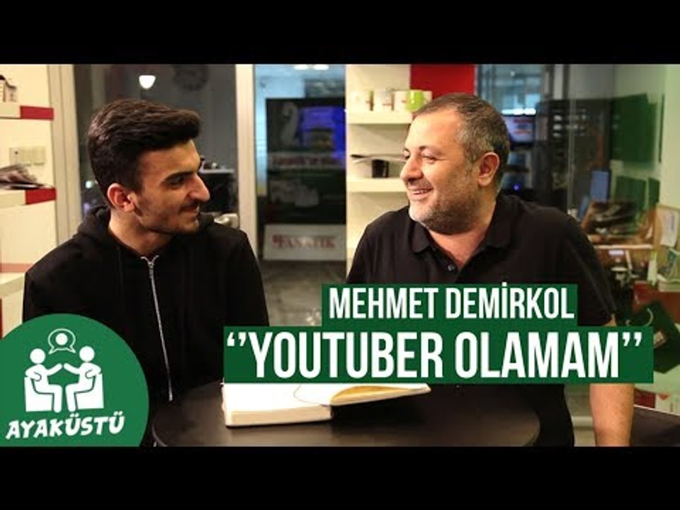 MEHMET DEMİRKOL İLE AYAKÜSTÜ:  Ciddiyetten Uzak, Youtube, Türk Futbolu, Milli Takım ve Tavsiyeler #1