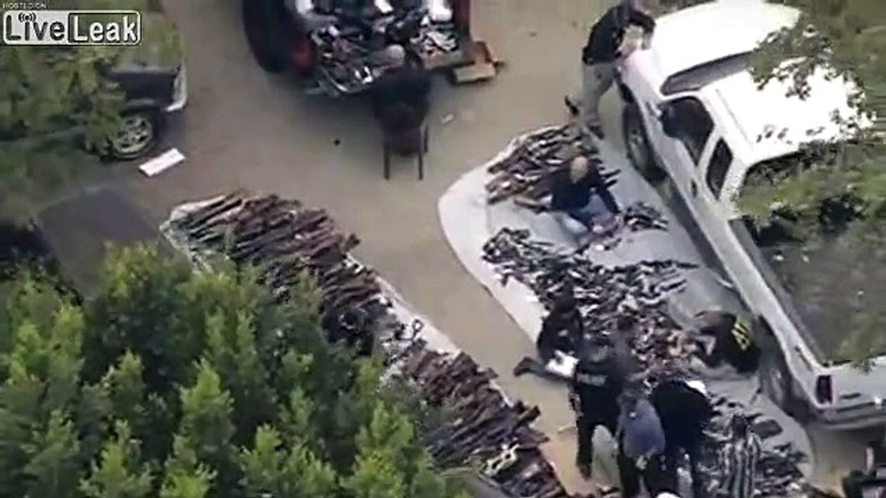 Saisie de milliers d'armes à feu dans la maison d'un particulier aux USA !