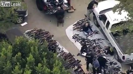 Saisie de milliers d'armes à feu dans la maison d'un particulier aux USA !
