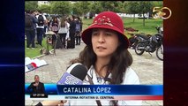 Estudiantes de medicina protagonizaron una marcha en Quito