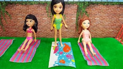 Yüzme Kursunda Yeni Öğrenciler Çılgın Yüzme Hocası