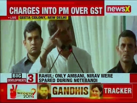 Rahul Gandhi, 2019 elections Delhi rally: Only Ambani, Nirav Modi were spared during demonetisation