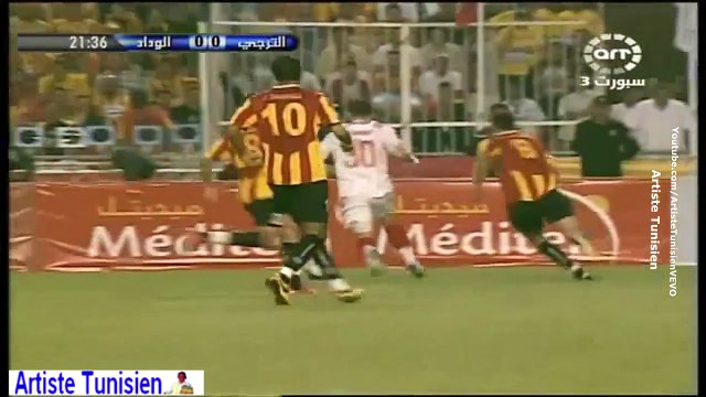 الشوط الاول مباراة الترجي الرياضي و الوداد الرياضي 2-2 اياب نهائي دوري ابطال العرب 2009
