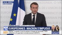 Emmanuel Macron sur les européennes: 