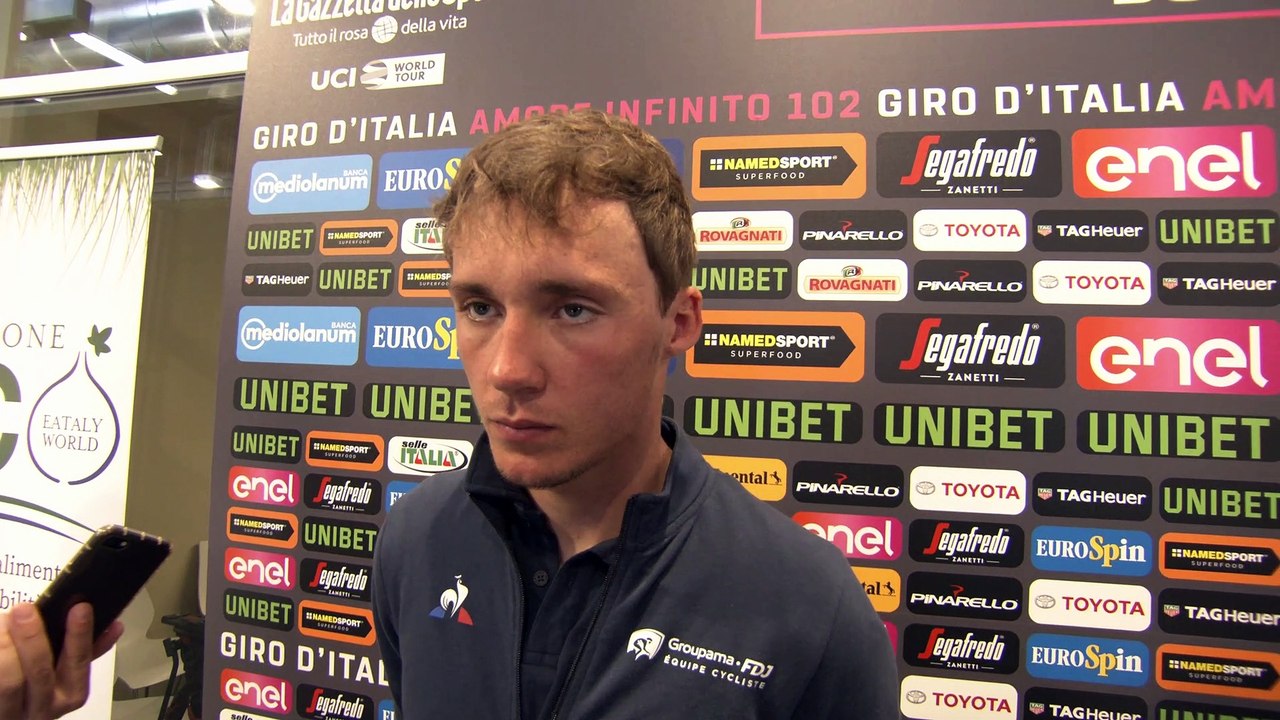 Valentin Madouas - interview avant course - Giro d'Italia / Tour d'Italie 2019