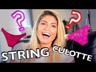 Que préfère Elsa (MELAA3) ? String ou culotte ?