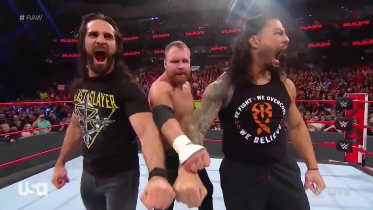 The Shield reunion_ 03-04-19 WWE Raw