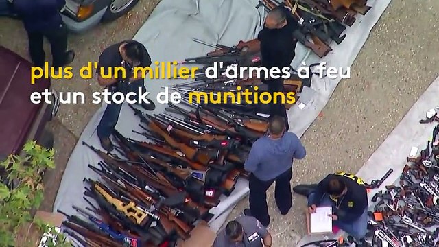 États-Unis : plus de 1 000 armes à feu découvertes dans une maison cossue