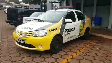 PM encaminha mulher para a delegacia de Polícia Civil