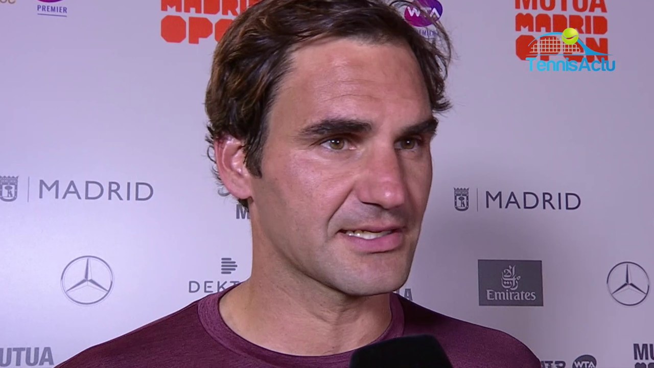 ATP - Masters 1000 Madrid 2019 - Roger Federer : "Gaël (Monfils) a été incroyable"