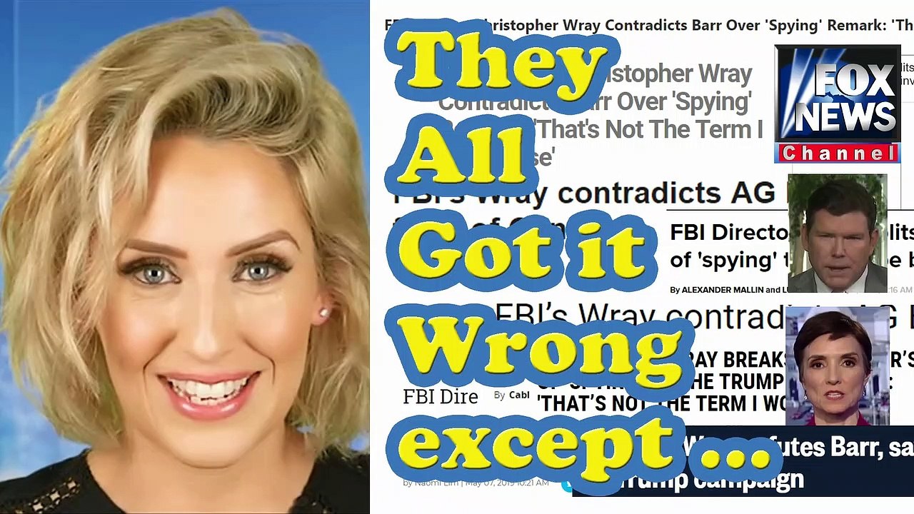 They All Got It Wrong, Except Gina Shakespeare - Director Wray did not contradict AG Barr