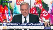 Emmanuel Macron maltraite les fonctionnaires ?