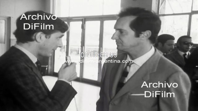 Luis Miguel Dominguin arrives in Buenos Aires to rest 1968