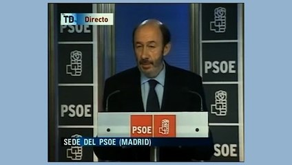 Rubalcaba: "Los españoles se merecen un Gobierno que no les mienta"