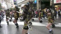 Bolivian and Peruvian dance festival in Santiago, Chile
