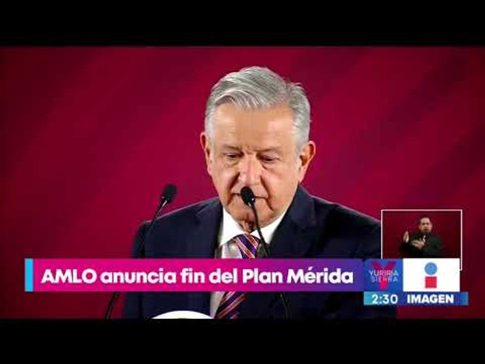 AMLO busca reorientar los recursos de la Iniciativa Mérida | Noticias con Yuriria Sierra