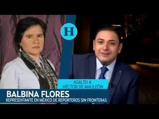 Balbina Flores, representante de Reporteros sin Fronteras, habla del ataque a Héctor de Mauelón