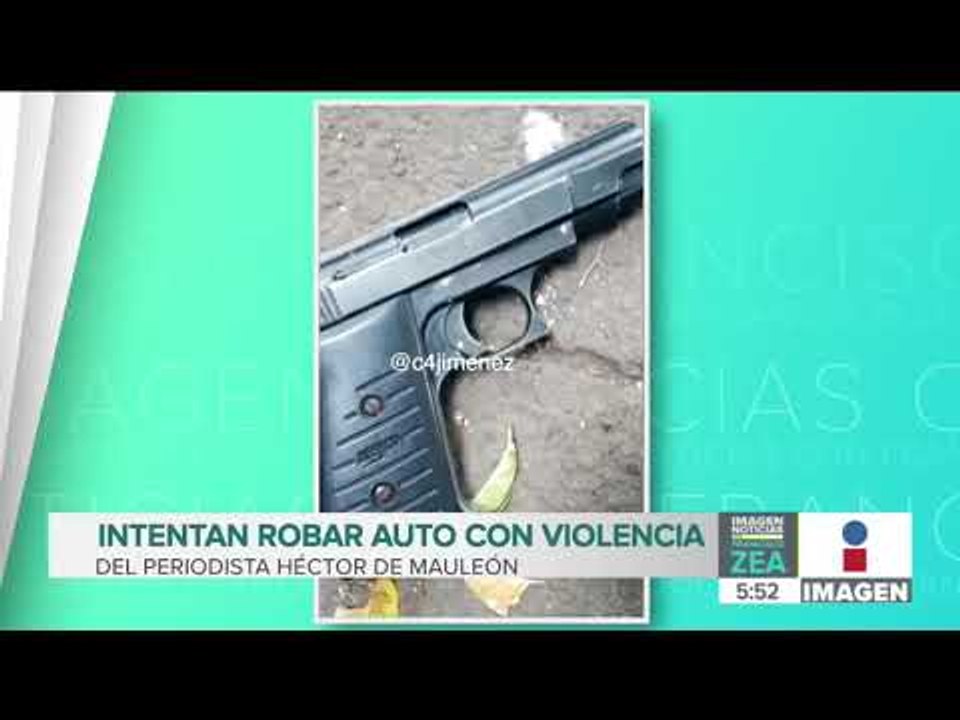 Intentan robar el auto del periodista Héctor de Mauleón en La Condesa | Noticias con Francisco Zea