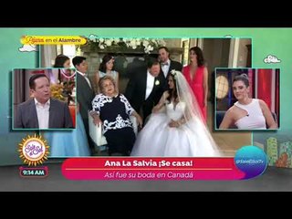 ¡Así fue la boda de Ana La Salvia! | Sale el Sol
