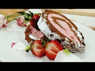 Postre culposo: rollo helado de queso y chocolate | Sale el Sol