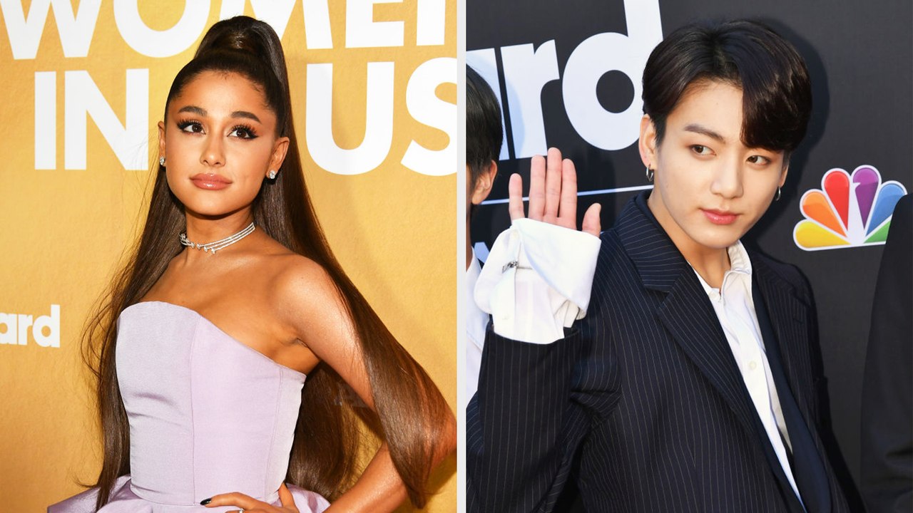 Ariana Grande bonds with Jungkook of BTS
