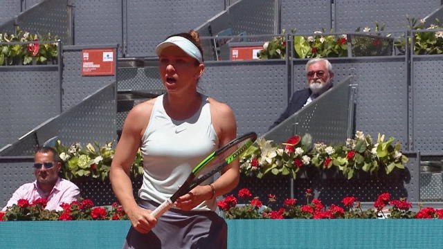 Madrid - Halep dans le dernier carré