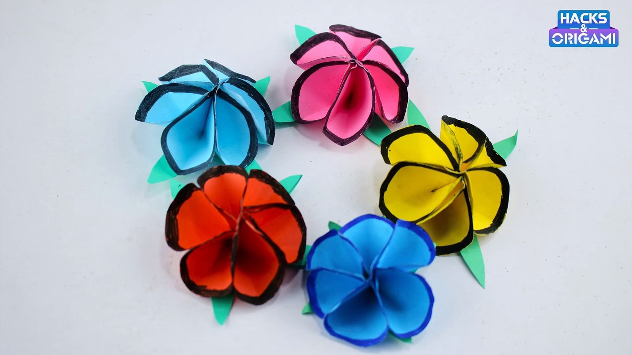 Tiny paper flowers Paper | Flowers using Origami paper