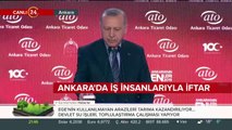 Başkan Erdoğan, Ankara'nın Enleri Ödül Töreni'nde konuşma yapıyor