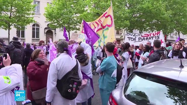 20190509- النقابات الفرنسية تدعو للإضراب PKG