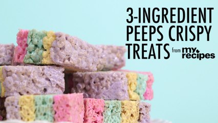 How to Make Layered Peeps Crispy Treats
