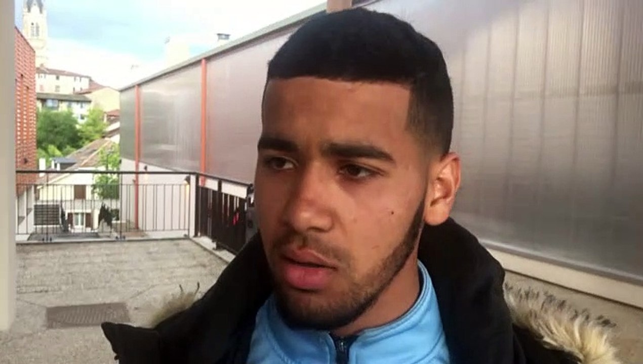 Challenge U12 Rémi Jacquet - Sami NEFATI réagit après le tirage des poules