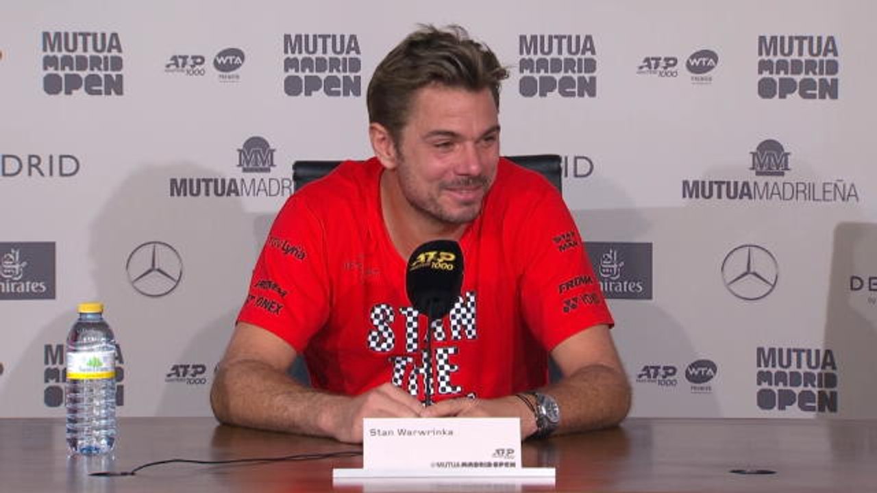 Madrid - Wawrinka : "Je sais que je suis capable de battre les meilleurs"