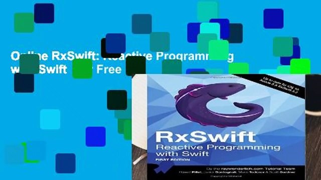 Online RxSwift: Reactive Programming with Swift  For Free
