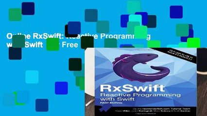 Online RxSwift: Reactive Programming with Swift  For Free