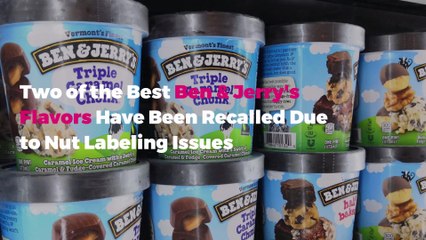 Download Video: Two of the Best Ben & Jerry's Flavors Have Been Recalled Due to Nut Labeling Issues