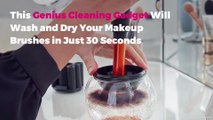 This Genius Cleaning Gadget Will Wash and Dry Your Makeup Brushes in Just 30 Seconds