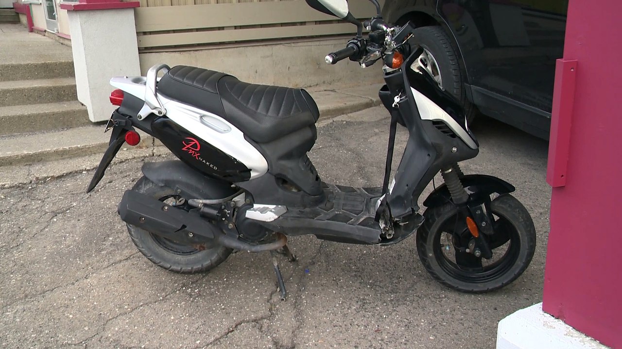 Montage Accident Scooter