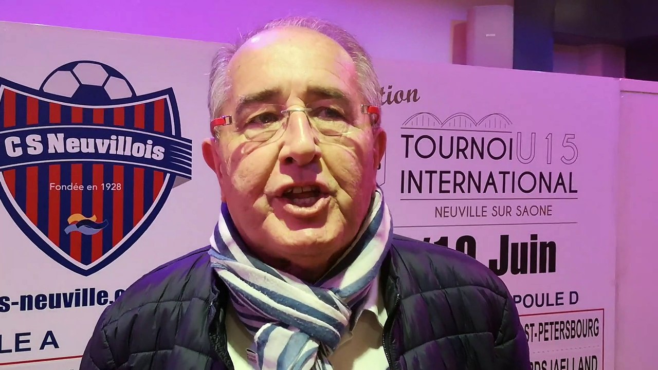 Challenge PIANA U15 - Pierre LONGERE (secrétaire général LAuRA Foot) réagit après le tirage des poules