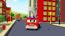 La Super Patrouille, camion pompier et voiture de police, et le Camion-citerne à Car City