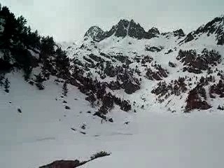 rando Lac Caderolle en hiver