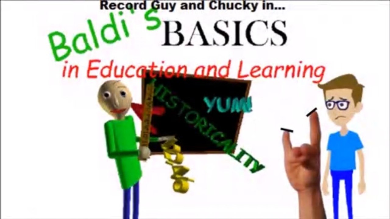 Record Guy and Chucky In Baldi's Basics