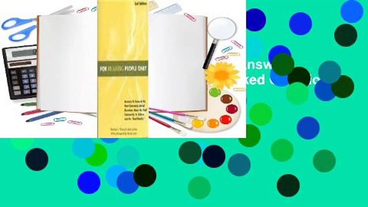 Library  For Hearing People Only: Answers to Some of the Most Commonly Asked Questions about the