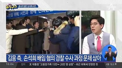 손석희·김웅 공방…쟁점은 ‘배임죄 적용 여부’