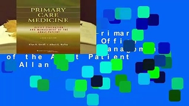 Best product Primary Care Medicine: Office Evaluation and Management of the Adult Patient - Allan