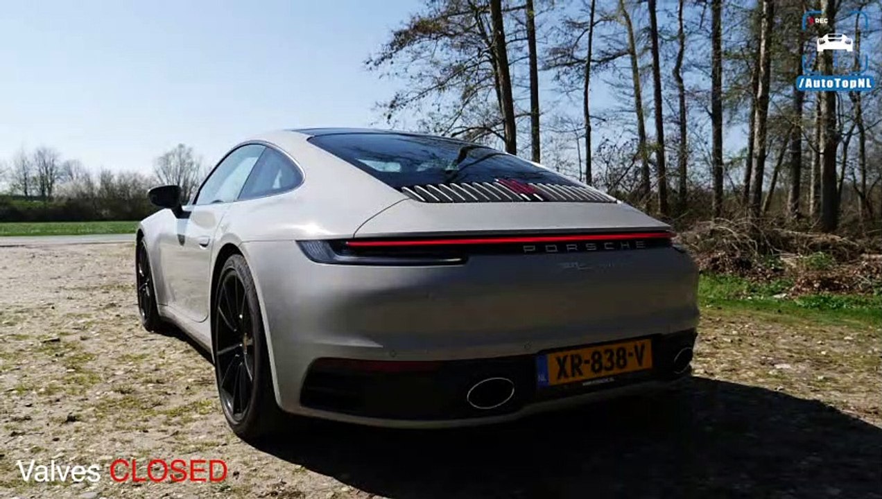 NEW! Porsche 911 992 Carrera 4S SPORT EXHAUST Sound REVS & ONBOARD by AutoTopNL