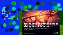 Full E-book Bioinformatics Algorithms: Design and Implementation in Python  For Online